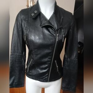 MK Cropped MOTO Jacket
